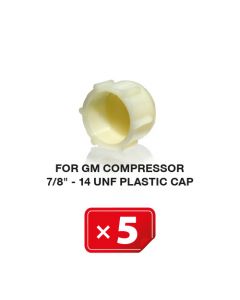 UNF Plastic Kapje voor GM Compressor 7/8"-14 (5 st.)