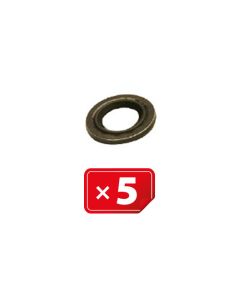Compressor pakking Zwart Ø15,20 mm x Ø29,60 mm voor Harrison & GM Compressor (verpakt per 5 stuks)