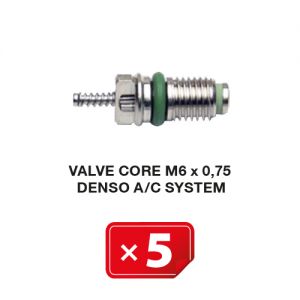 Ventileinsatz M6 x 0.75 für Denso Klimaanlagen (5 St.)