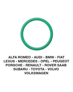 O-Ring Alfa-Audi-BMW-Fiat-Opel-etc. 17.16 x 1.78  (5 st.)