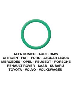 O-Ring Alfa-BMW-Opel-Saab-Volvo-etc. 15.80 x 1.90  (5 st.)