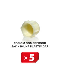 UNF Plastikkappe für GM Kompressor 3/4"-16 (5 St.)