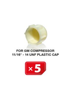 UNF Plastikkappe für GM Kompressor 11/16"-14 (5 St.)