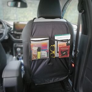 Waterproof beschermhoes en organizer voor in de auto, zwart, 65 x 44 cm Waterproof beschermhoes en organizer voor in de auto, zwart, 65 x 44 cm